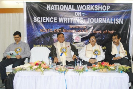 Five day long national level workshop on Science Writing/Journalism begins